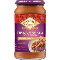 Patak's Tikka Masala Spicy Curry Simmer Sauce Hot - 15 Oz (425 Gm)