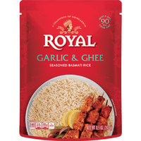 Royal Garlic & Ghee Seasoned Basmati Rice - 240 Gm (8.5 Oz)