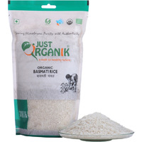 Just Organik Basmati Rice Dehradooni - 2 Lb (908 Gm)
