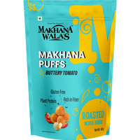 Makhana Wala's Makhana Puffs Buttery Tomato - 60 Gm (2.1 Oz)