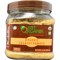 Just Organik Organic Jaggery Powder - 1 Lb (454 Gm)