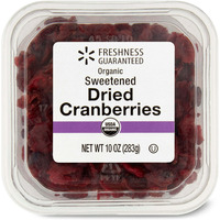 Freshness Guaranteed Organic Sweetened Dried Cranberries - 283 Gm (10 Oz) [50% Off]