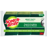 Scotch Brite Heavy Duty Scrub Sponge - 9 Pk