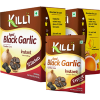 Killi Aged Black Garlic Instant Extract 10 Sachets - 10 Gm (0.6 Lb)