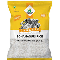 24 Mantra Organic Organic Sonamasuri Rice - 908 Gm (2 Lb)