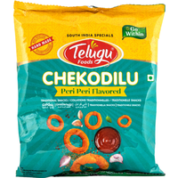 Telugu Foods Chekodilu Peri Peri Flavoured - 170 Gm (6 Oz)