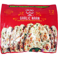 Deep Garlic Naan 12 Pc Family Pack - 900 Gm (31.7 Gm)