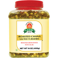 Laxmi Roasted Chana Salted Turmeric with Husk - 400 Gm (14 Oz)