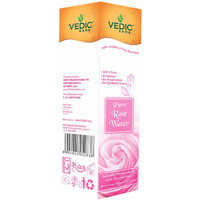 Vedic Ultra Premium Rose Water - 100 Ml (3.38 Fl Oz) [FS]