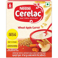 Nestle Cerelac Wheat  Apple Carrot - 300 Gm (10.5 Oz) [FS]