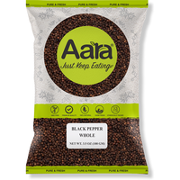 Aara Black Pepper Whole - 100 Gm (3.5 Oz)