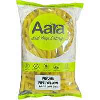 Aara Fryums Pipe Yellow - 400 Gm (14 oz)
