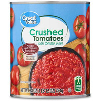 Great Value Crushed Tomatoes With Tomato Puree - 28 Oz (794 Gm) [50% Off]