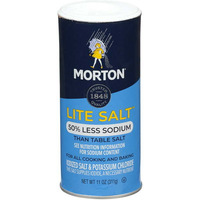 Morton Lite Salt 50% Less Sodium - 311 Gm (11 Oz) [50% Off]