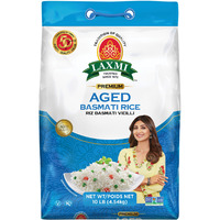 Laxmi Premium Aged Basmati Rice - 10 Lb (4.5 Kg)