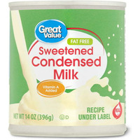 Great Value Fat Free Sweetened Condensed Milk - 14 Oz (396 Gm) [50% Off]