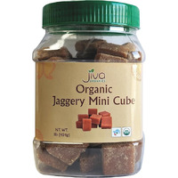 Jiva Organics Organic Jaggery Mini Cube - 1 Lb (454 Gm)