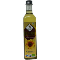 24 Mantra Organic Sunflower Oil - 500 Ml (16.9 Fl Oz)