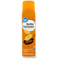Great Value Butter Flavored Cooking Spray - 8 Oz (227 Gm)