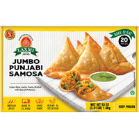 Laxmi Jumbo Punjabi Samosa 20 Pc - 1.5 Kg (53 Oz)