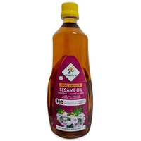 24 Mantra Organic Sesame Oil - 1 L (33.8 Fl Oz)