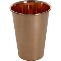 Set of 3 - Prisha India Craft B. Handmade Water Glass Copper Tumbler | Traveller's Copper Cup