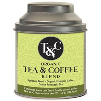 Signature Blend Organic Tea & Coffee Blend - Tin - 4 Oz (113.4 Gm)