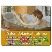 Tsalon Botanical Tub Tea With Osmanthus Flowers, Rose Petals & Lavender - 3 Oz (85 Gm)