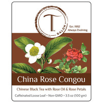 China Rose Congou - 3.5 Oz (100 Gm)