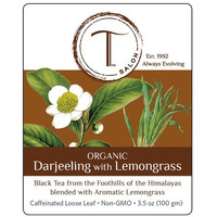 Organic Darjeeling With Lemongrass - 3.5 Oz (100 Gm)