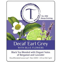 Decaf Earl Grey With Blue Flowers - 3.5 Oz (100 Gm)