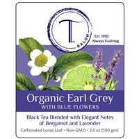 Organic Earl Grey With Blue Flowers - 3.5 Oz (100 Gm)