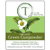 Organic Green Gunpowder - 3.5 Oz (100 Gm)