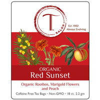 Organic Red Sunset - Red Tea - 18 Tea Bags