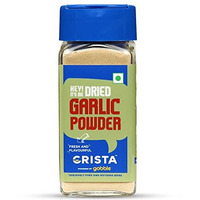 CRISTA Dehydrated Garlic Powder | 100% Pure Lehsun Powder | Ready to use | Farm Fresh | Zero added Colours, Fillers, Additives & Preservatives | 45 gms