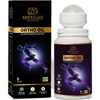 Ayuugain Ayurvedic Ortho Pain Relief Oil for Joint, Knee & Back Pain | Orthopedic Pain Relief Massage Oil | Effective and Long-lasting Pain Relief Roll-On - 50 ML