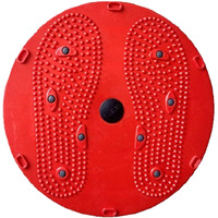 SOLDTRUE Twister Board for Exercise Waist Twisting Disc with 8 Magnets Fitness Twister Abdominal Exerciser, Acupressure Pyramids 5 in 1 Exercise (Multi Color)