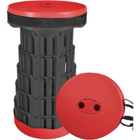 SOLDTRUE Outdoor Camping Portable Folding Stool, Table for Kids Adults Home, Office, Garden, Traveling, Heavy Quality Material (Redcolour)