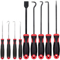 uptodateproducts 9Pcs Precision Scraper Scraping Hose Removal Puller Hook and Pick Set for Automotive and Electronic Tools