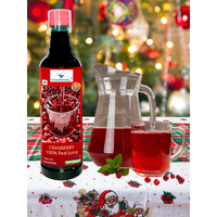 TRUEDREAMALL CRANBERRY - Pure Quality, Unsweetened, Pure & Organic (750 ml Concentrated)