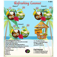 Food Theme Tambola Tickets_English_16 (Coconut)