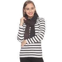 513 WOMEN Acrylic Woolen Tie & die Casual Warm Winter Wear Muffler Scarf Stole