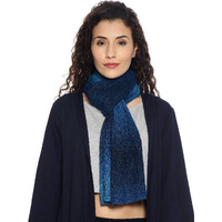 513 WOMEN Acrylic Woolen Tie & die Casual Warm Winter Wear Muffler Scarf Stole
