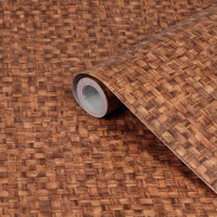 CVANU Self Adhesive Wood Grain Wallpaper Waterproof Old Furniture Vinyl Stickers Wooden Door Wardrobe Wall Paper (CV-3) 2 X 5 Feet