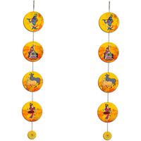 Artvibes Wall and Door Hanging for HomeDecor| Office| Gift| Bedroom| LivingRoom, Wall Decoration (WH_5215N)( Multi 5)