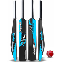 Jaspo Dominator Venom Edition 35" Inches Plastic Cricket Bat+Ball Octopus Grip|Best for Practicing,Hard Hitting, Recommended to Play with Soft Rubber, Tennis/Wind Ball.