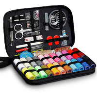 ELEPHANTBOAT 98 PCS Sewing Kit, Portable Sewing kit Box Sewing Supplies Accessories with 24Pcs Thread Spools, Scissors, Thread Needles ,Tape Measure for DIY, Adults,Beginners,Emergency,Travel,Home