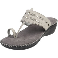 Metro Women Synthetic Leather Comfort Sandal Grey UK/5 EU/38 (44-21)