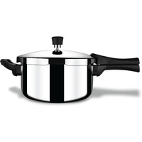 Stahl Xpress Cooker Triply Pressure Cooker Broad, Induction Cooker, Outer Lid Pressure Cooker 3 L, Induction & Gas Stove Compatible, 5 Years Warranty