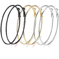 YouBella Jewellery Earrings for women Combo of 3 Pair of Hoop Earrings for Girls and Women